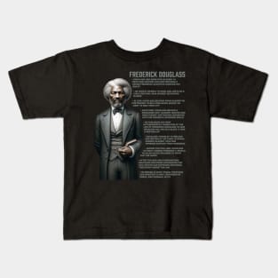 Frederick Douglass Kids T-Shirt